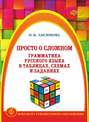 Просто о сложном. Грамматика русского языка в таблицах, схемах и заданиях